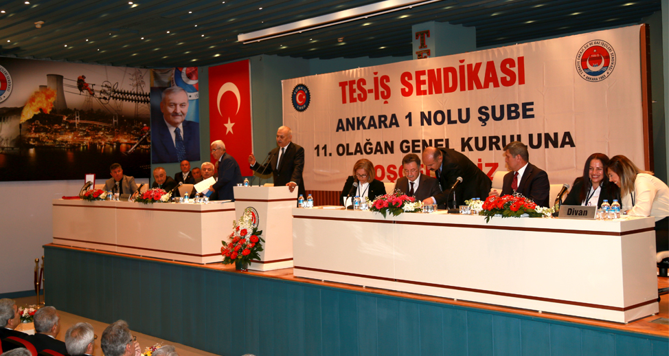 ANKARA 1 NO'LU ŞUBEMİZİN 11. OLAĞAN GENEL KURULU YAPILDI