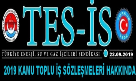2019 KAMU SÖZLEŞMELERİ