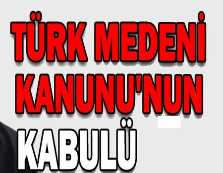 TÜRK MEDENİ KANUNU 95.YIL