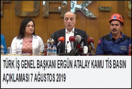 TÜRK-İŞ İN TİS DUYURUSU
