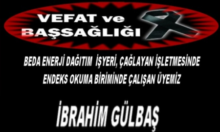 VEFAT DUYURUSU
