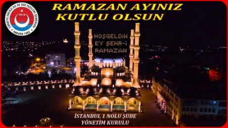 HOŞ GELDİN RAMAZAN