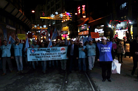 11.02.2016 -KİRALIK İŞÇİ PROTESTOSU
