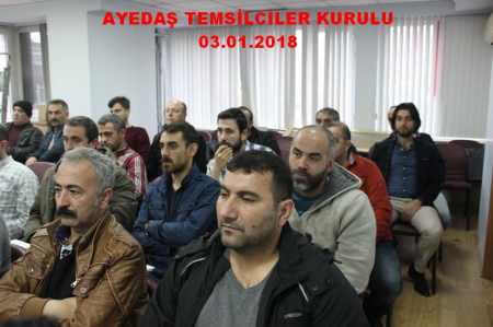 03.01.2018 -AYEDAŞ TEMSİLCİLER KURULU