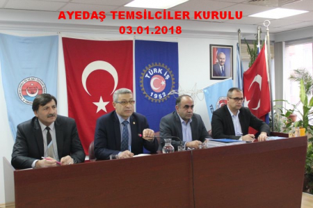 03.01.2018 -AYEDAŞ TEMSİLCİLER KURULU