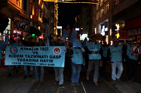 11.02.2016 -KİRALIK İŞÇİ PROTESTOSU