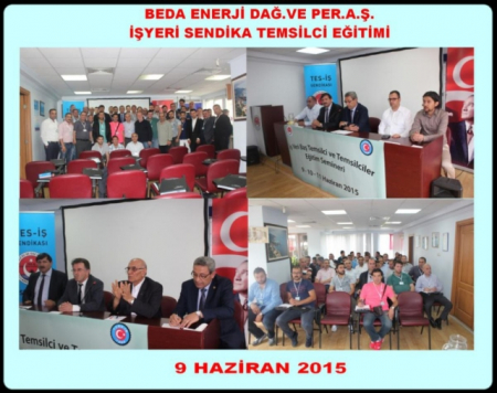 09.06.2015 –BEDA TEMSİLCİ EĞİTİMİ -1 -