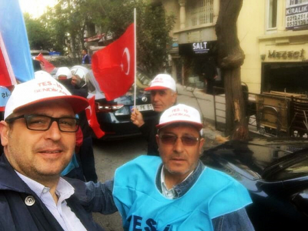 - 1 MAYIS 2017- TAKSİM ANITINA ÇELENK KOYMA 