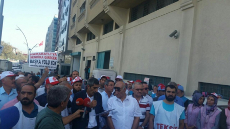 20.09.2017 - TEKSİF İŞÇİLERİNİN BASIN AÇIKLAMASI