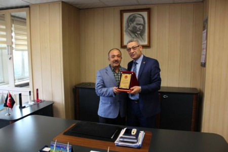 28.01.2019 - EMEKLİ TEMSİLCİ AYHAN PISDIL A PLAKET