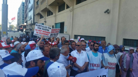 20.09.2017 - TEKSİF İŞÇİLERİNİN BASIN AÇIKLAMASI