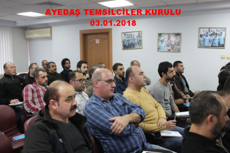 03.01.2018 -AYEDAŞ TEMSİLCİLER KURULU