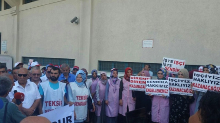 20.09.2017 - TEKSİF İŞÇİLERİNİN BASIN AÇIKLAMASI