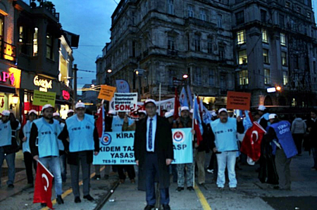11.02.2016 -KİRALIK İŞÇİ PROTESTOSU