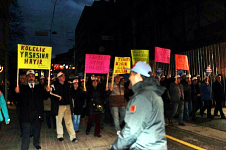 11.02.2016 -KİRALIK İŞÇİ PROTESTOSU