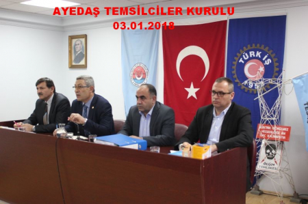 03.01.2018 -AYEDAŞ TEMSİLCİLER KURULU