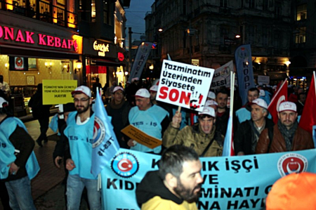 11.02.2016 -KİRALIK İŞÇİ PROTESTOSU