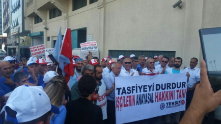 20.09.2017 - TEKSİF İŞÇİLERİNİN BASIN AÇIKLAMASI