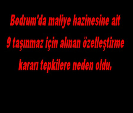 BODRUMDA ÖZELLEŞTİRME