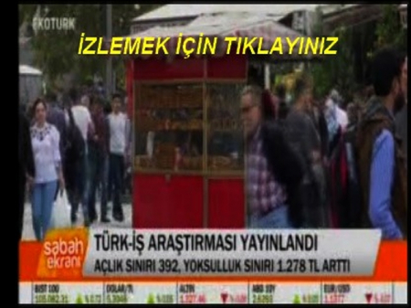 ŞUBAT AÇLIK SINIRI AÇIKLANDI