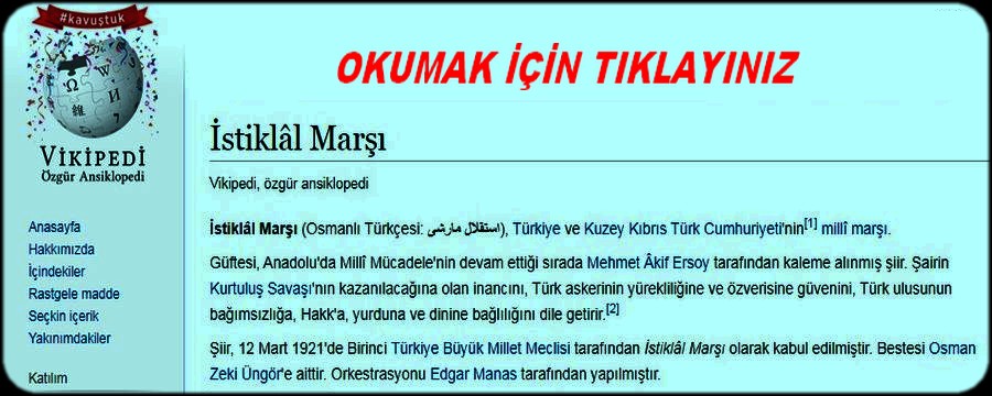 İSTİKLAL MARŞI