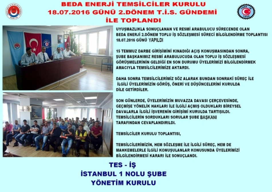 BEDA TEMSİLCİLER KURULU
