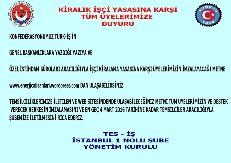 KİRALIK İŞÇİ