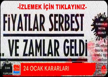 24 OCAK KARARLARI 41.YIL