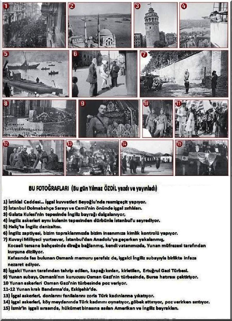 istanbulun işgal resimleri