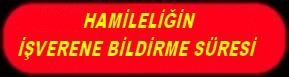 HAMİLELİĞİ İŞVERENE BİLDİRME SÜRESİ