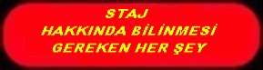 STAJ HAKKINDA BİLİNMESİ GEREKEN HERŞEY