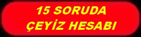 15 SORUDA ÇEYİZ HESABI