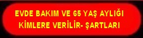 EVDE BAKIM VE 65 YAŞ AYLIĞI