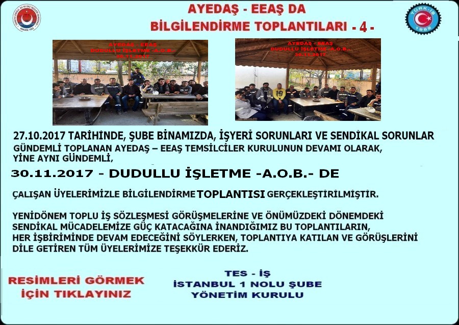 AYEDAŞ BİLGİLENDİRME -4-