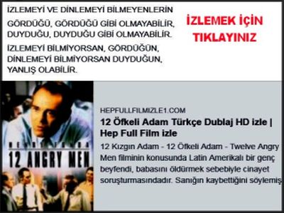 12 ÖFKELİ ADAM
