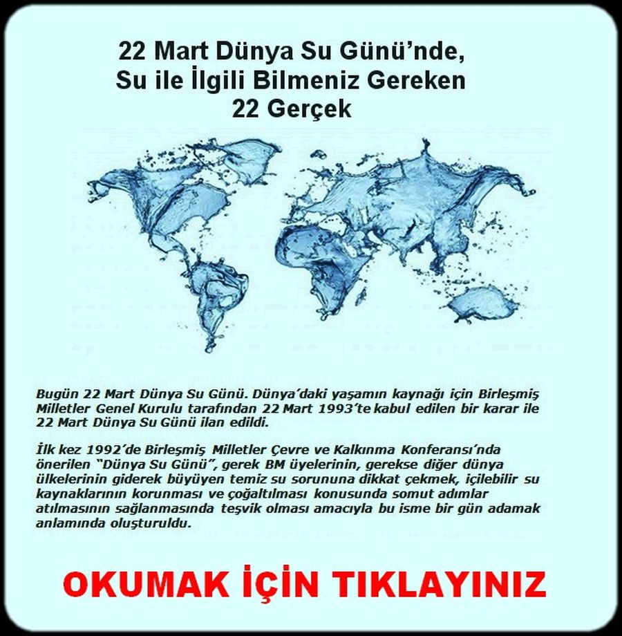 DÜNYA SU GÜNÜ
