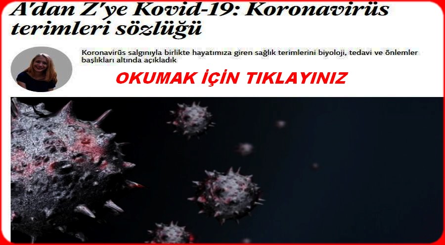 KORONAVİRÜS TERİMLERİ