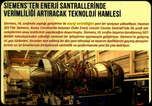 SİMENSTEN ENERJİ SANTRALLERİNDE