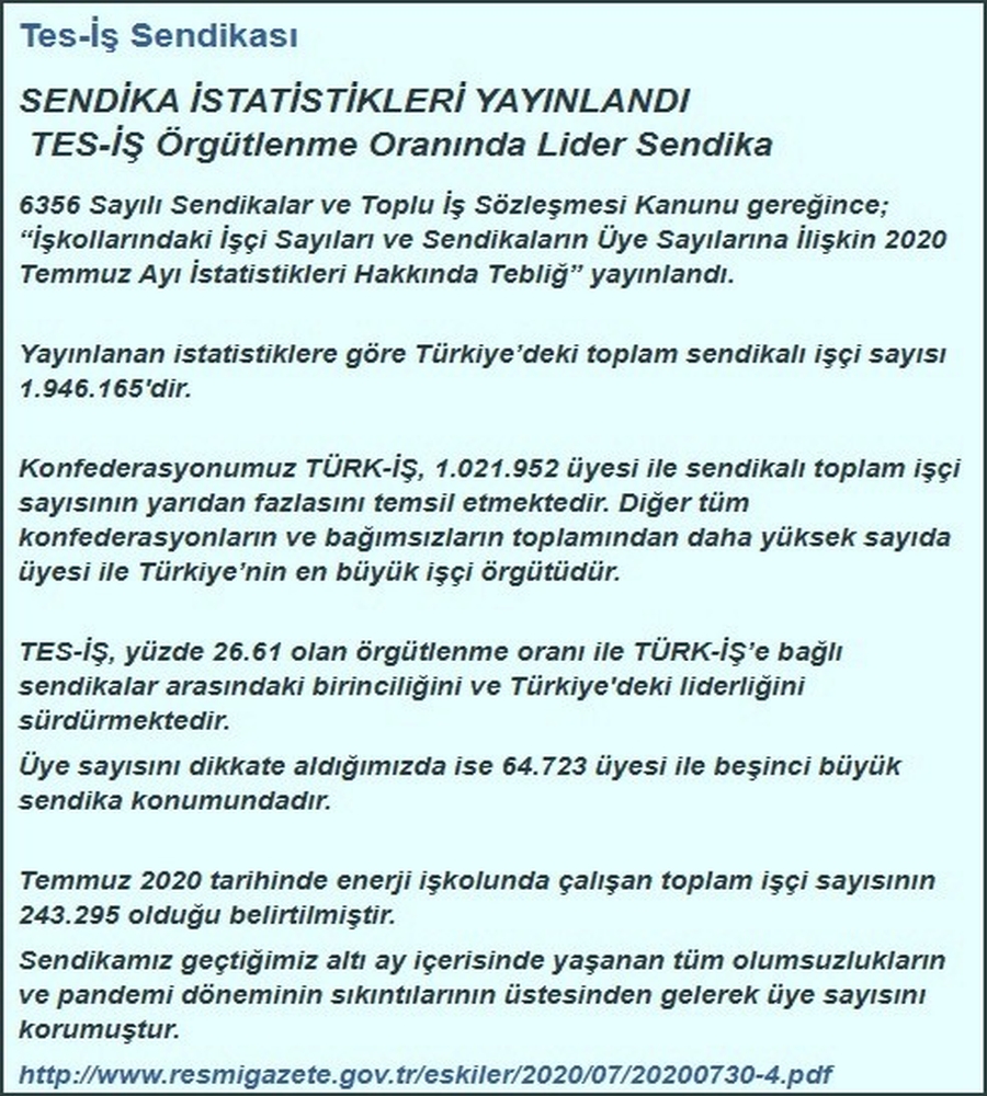 GENEL MERKEZ AÇIKLAMASI