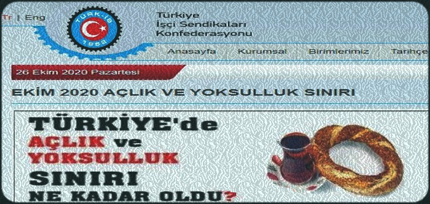 EKİM AYI AÇLIK SINIRI