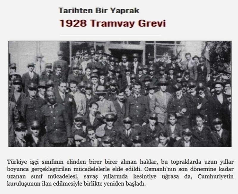 1928 TRAMVAY GREVİ