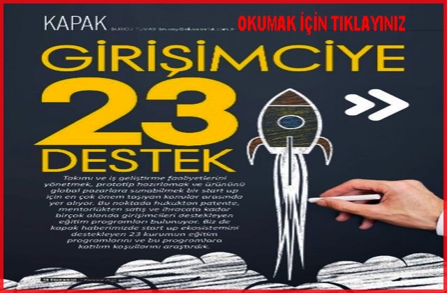 GİRİŞİMCİYE 23 DESTEK