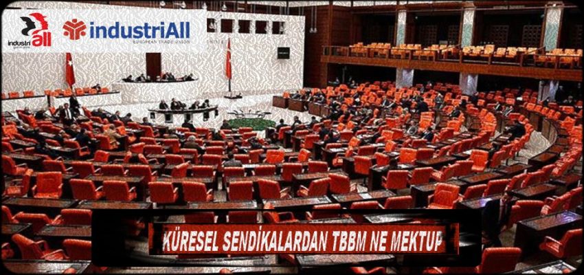 KÜRESEL SENDİKALARDANTBBM YE MEKTUN